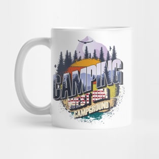 Camping West Rim Campground Vintage USA Best gift for campers Adventure gear Mug